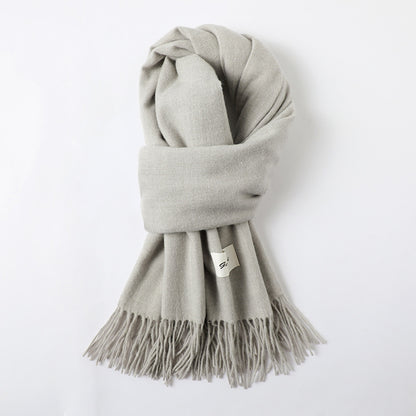 Soft Cashmere-Blend Scarf – Elegant Travel Essential - The Dock Drop