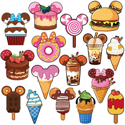 16 Pcs Birthday Cruise Door Magnets Decorations