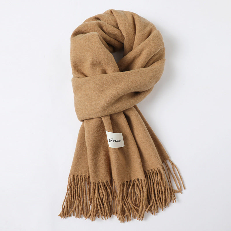 Soft Cashmere-Blend Scarf – Elegant Travel Essential - The Dock Drop