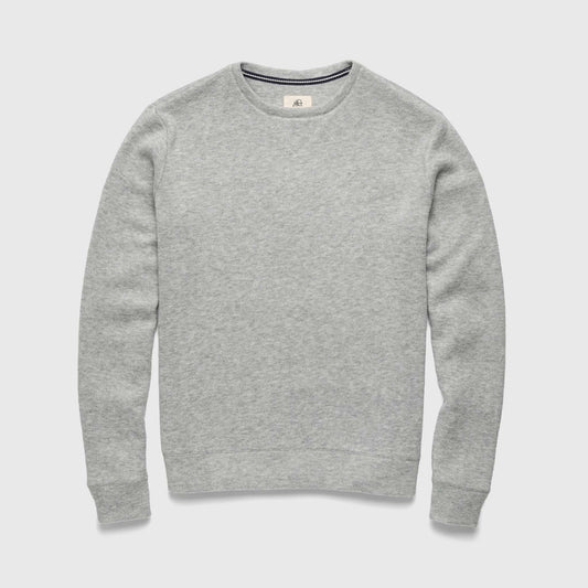 Butch Cashmist Crewneck - Heather Grey - The Dock Drop