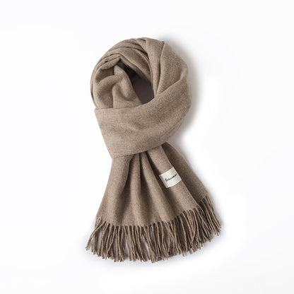 Soft Cashmere-Blend Scarf – Elegant Travel Essential - The Dock Drop
