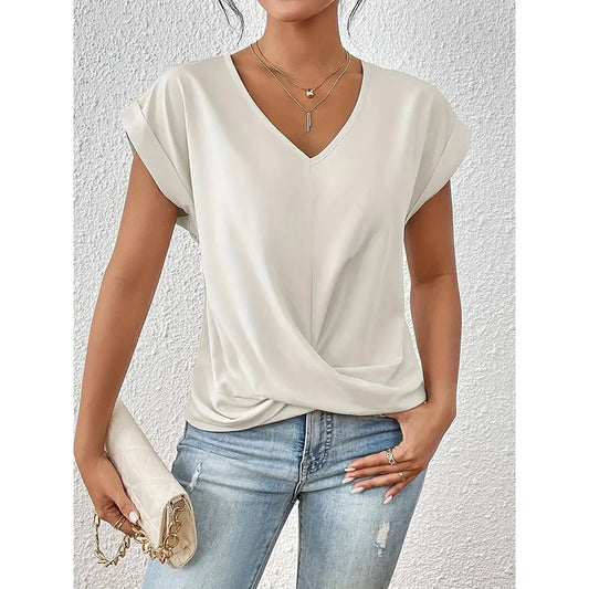 Everyday Ease™ Casual V-Neck Top