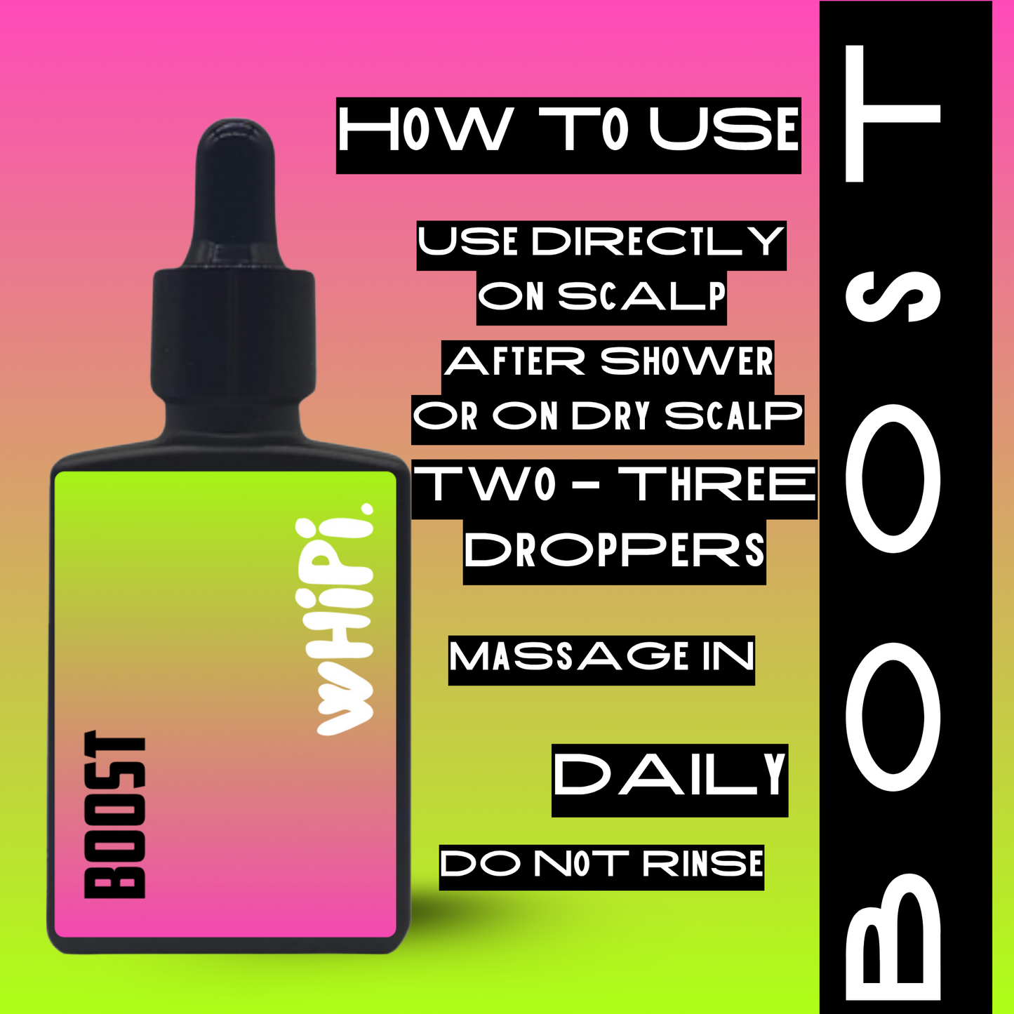 Boost- Crown Whip Scalp Tonic