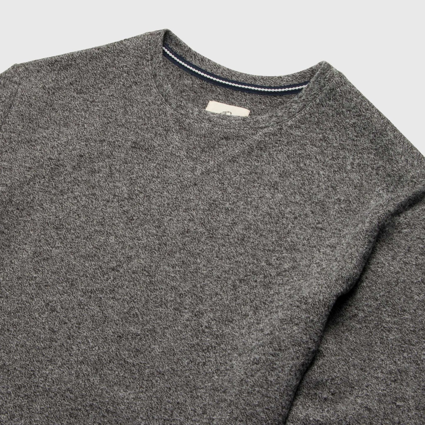 Butch Cashmist Crewneck - Charcoal Heather - The Dock Drop