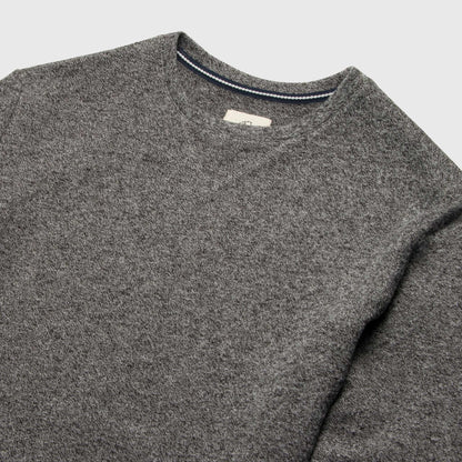 Butch Cashmist Crewneck - Charcoal Heather - The Dock Drop