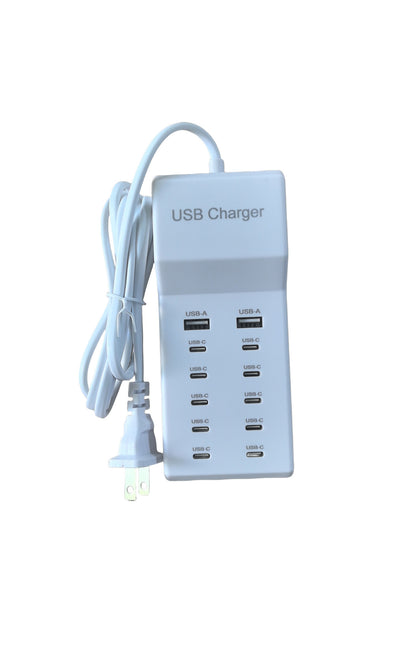 Multi-Port USB Charger – 8 Devices, One Outlet