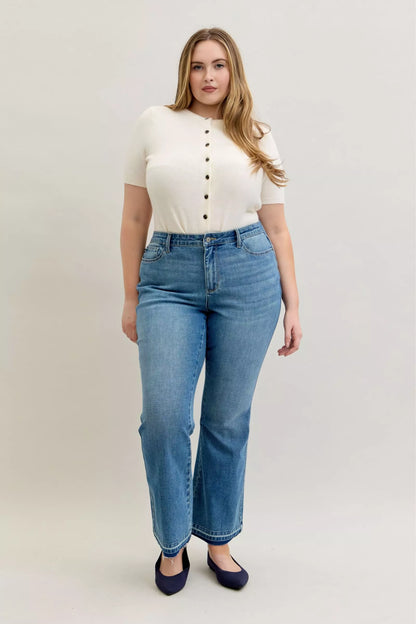 Judy Blue Full Size Mid Rise Slim Bootcut