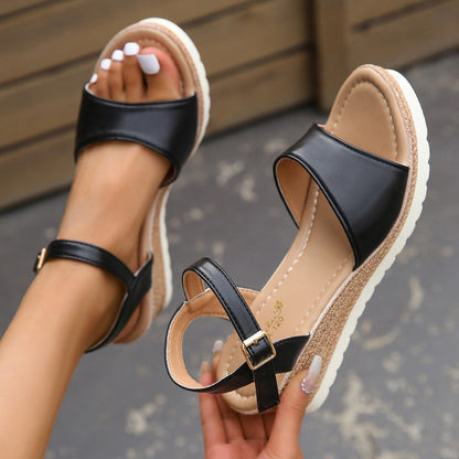 Coastal Breeze Espadrille Wedge Sandals