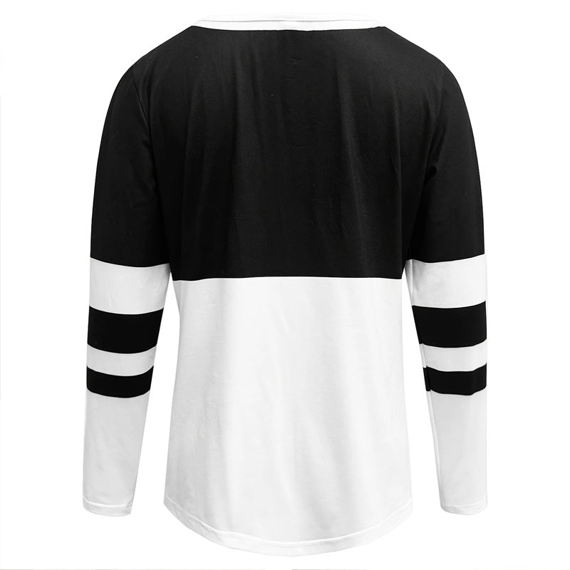 Harbor Stripe Pullover – Zip-Neck Color Block Sweatshirt - The Dock Drop