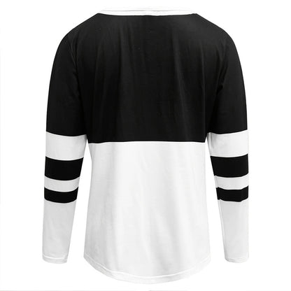 Harbor Stripe Pullover – Zip-Neck Color Block Sweatshirt - The Dock Drop