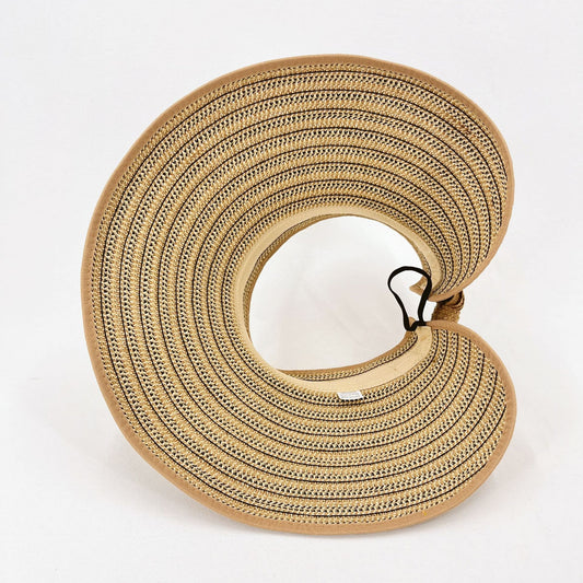 Portside Shade Roll-Up Sun Visor – Breathable, Packable Travel Hat - The Dock Drop