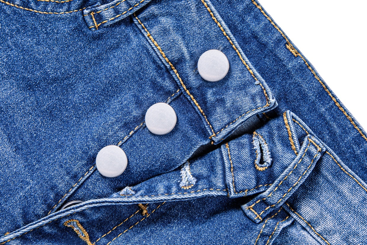 Women’s & Teens Distressed Denim Shorts — Mid-Rise with Button Fly - The Dock Drop