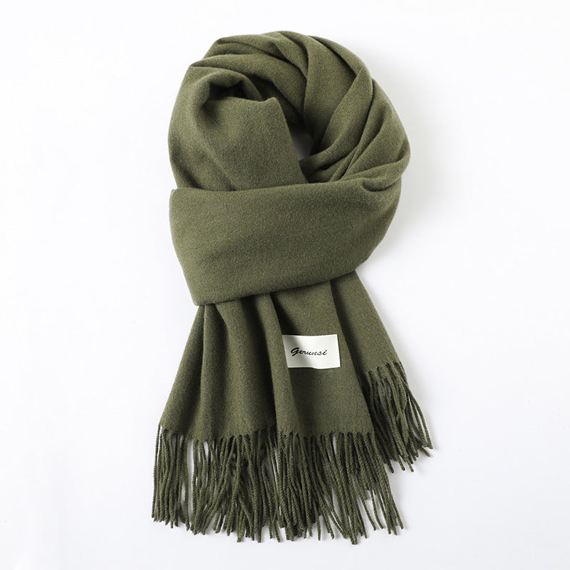 Soft Cashmere-Blend Scarf – Elegant Travel Essential - The Dock Drop