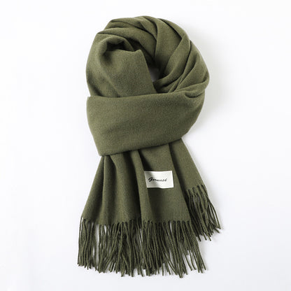 Soft Cashmere-Blend Scarf – Elegant Travel Essential - The Dock Drop