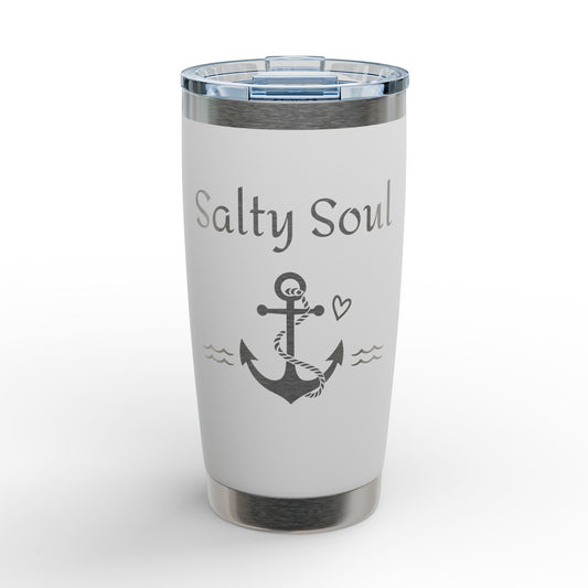 Salty Soul 20oz Engraved Stainless Steel Tumbler