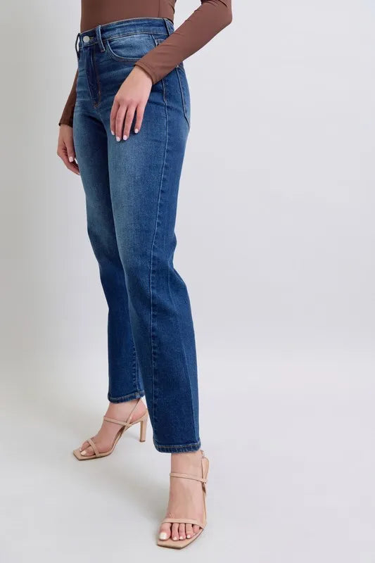 Judy Blue Full Size Side Seam Detail Straight Jeans with Pockets – Medium – 5(27)