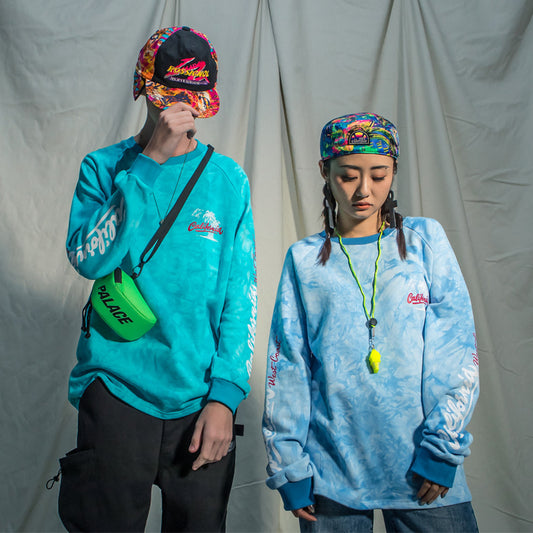 Tie-Dye Crewneck Sweatshirt – Long Sleeve, Unisex Fit - The Dock Drop