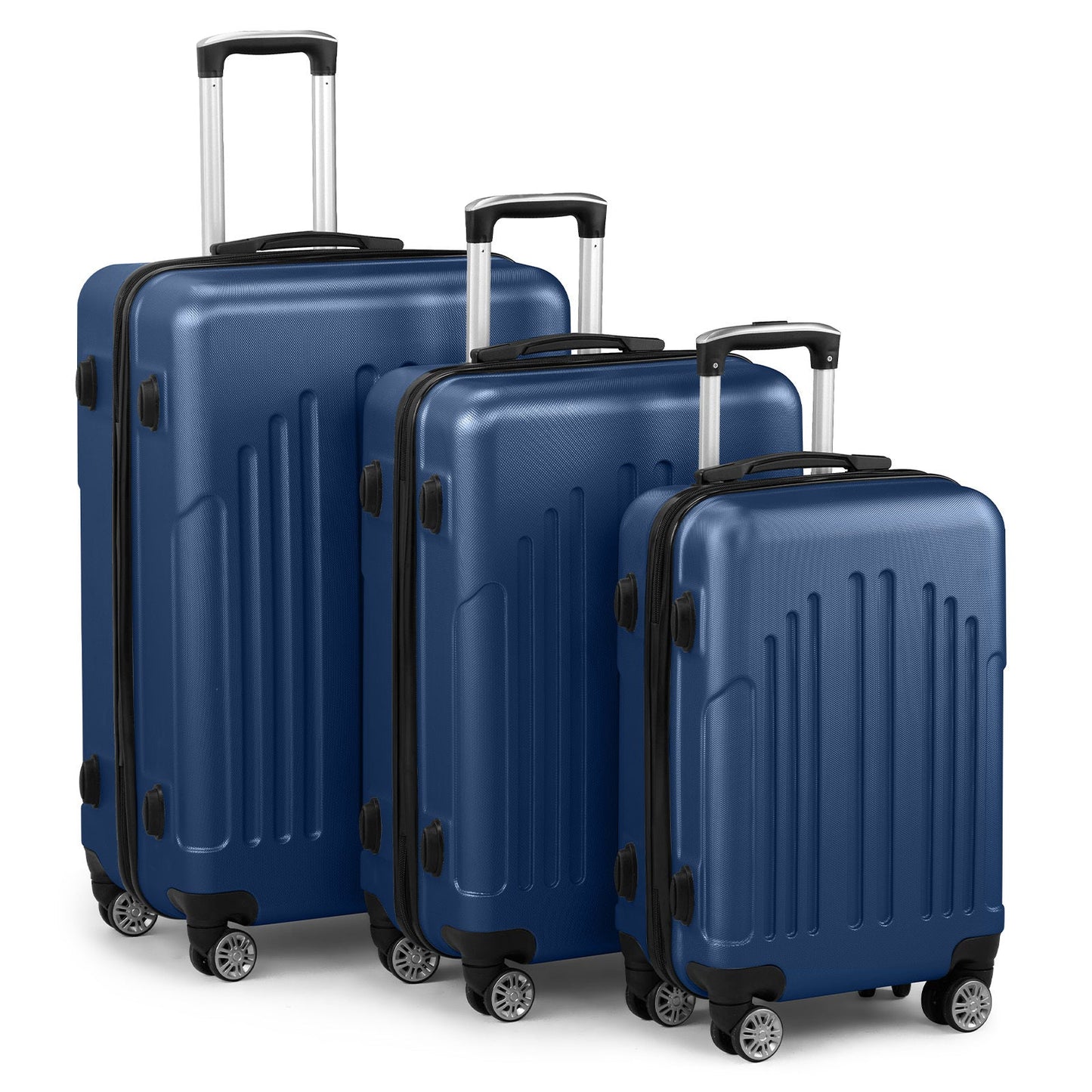 Voyager 3-Piece Hard Shell Luggage Set - The Dock Drop