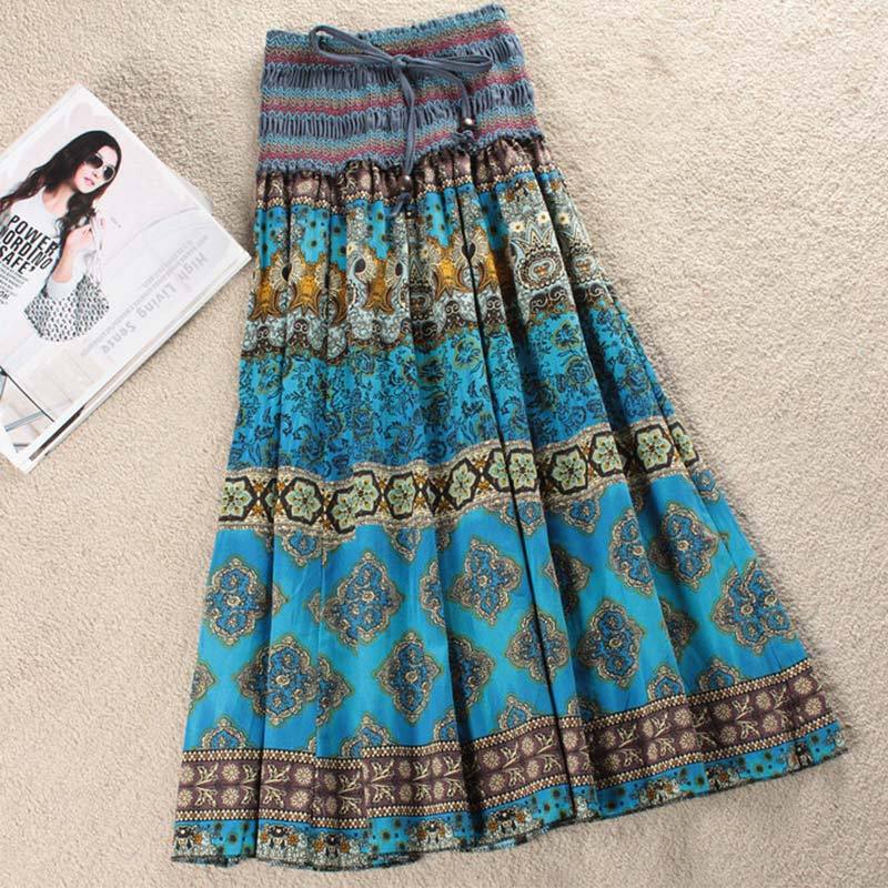 Women’s Boho Maxi Skirt – Lightweight, Flowy Beachwear - The Dock Drop