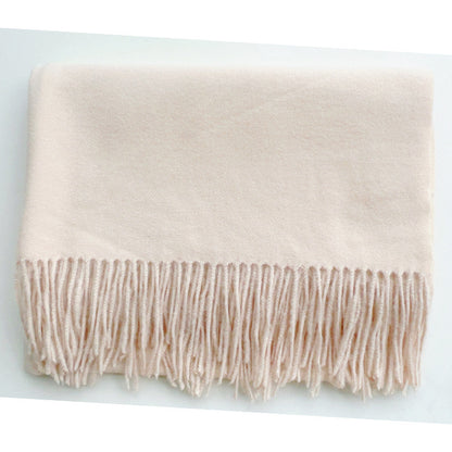 Soft Cashmere-Blend Scarf – Elegant Travel Essential - The Dock Drop
