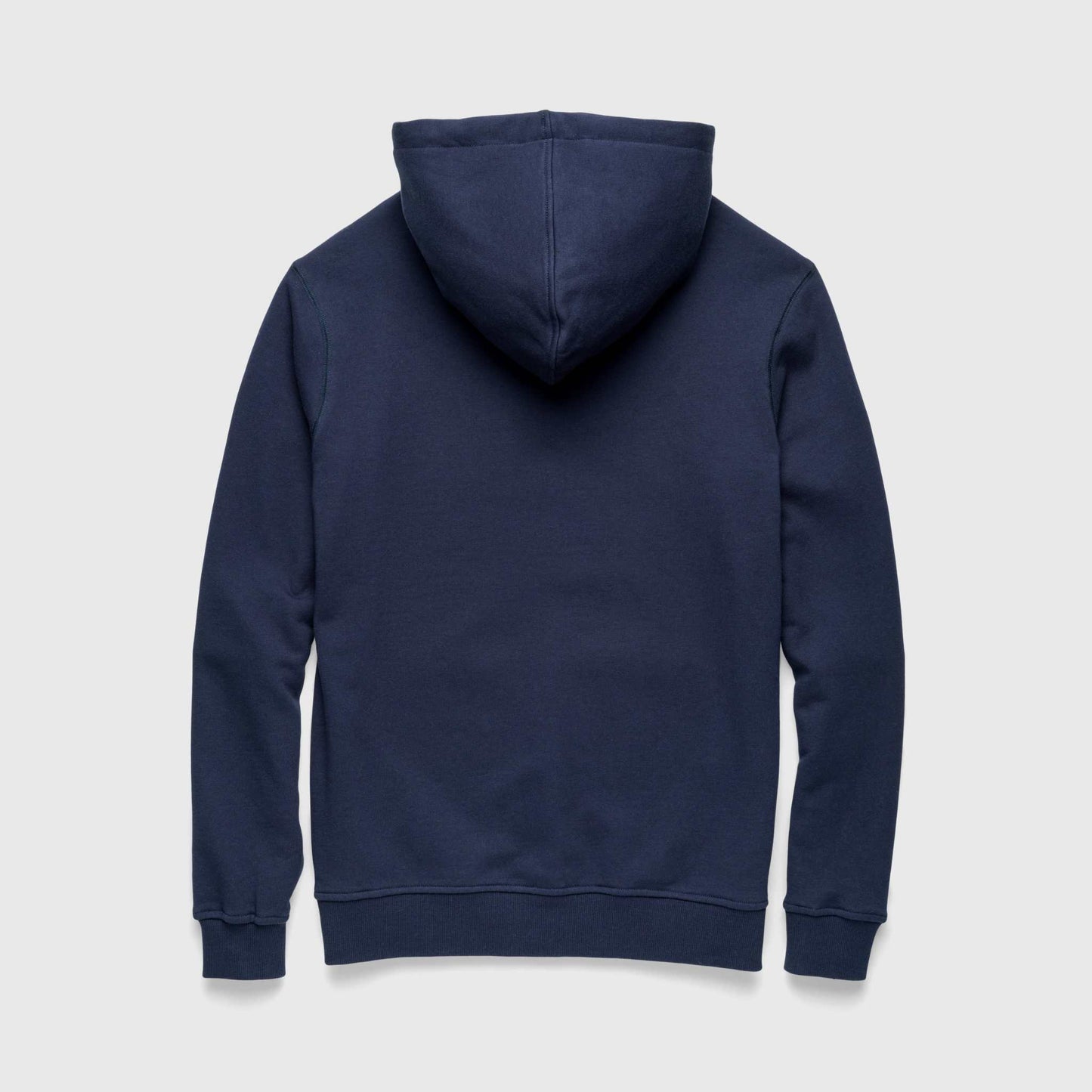Marine French Terry Hoodie – Navy, Cotton Blend - The Dock Drop