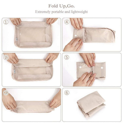Seafarer Packing Cube Set – 5-Piece Travel Organizer