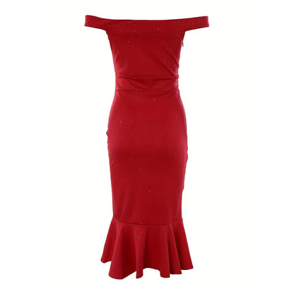 Starlight Siren Women’s Off-Shoulder Dress - The Dock Drop