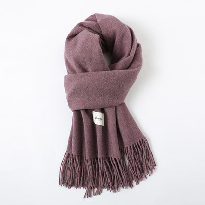 Soft Cashmere-Blend Scarf – Elegant Travel Essential - The Dock Drop