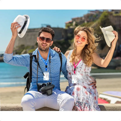 Cruise Lanyards – 4 Pack Waterproof & Stylish Badge Holders