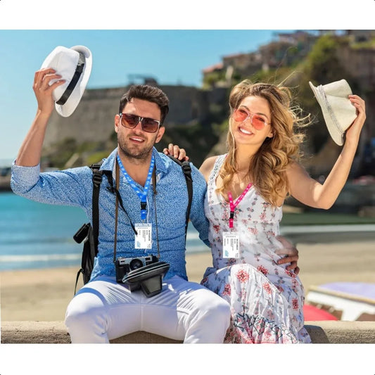 Cruise Lanyards – 4 Pack Waterproof & Stylish Badge Holders