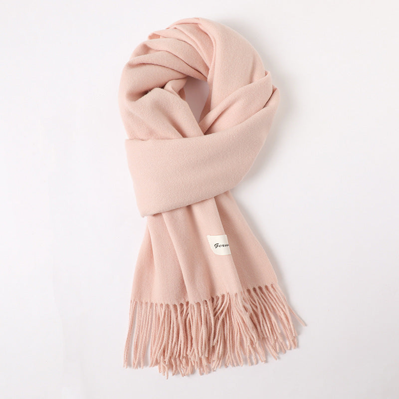 Soft Cashmere-Blend Scarf – Elegant Travel Essential - The Dock Drop