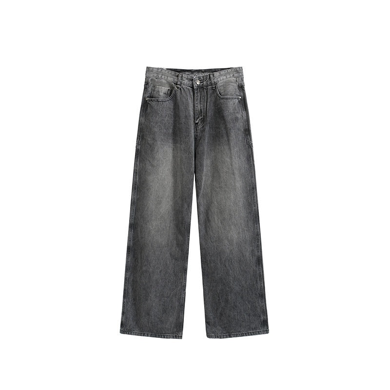 Men’s & Teens Wide-Leg Jeans – Relaxed Fit & Washed Style - The Dock Drop