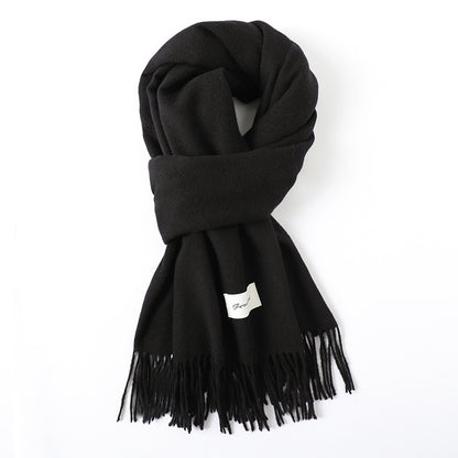 Soft Cashmere-Blend Scarf – Elegant Travel Essential - The Dock Drop