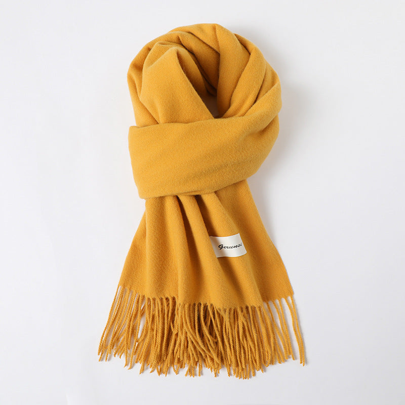 Soft Cashmere-Blend Scarf – Elegant Travel Essential - The Dock Drop