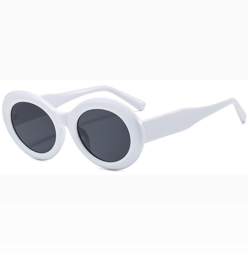 Teen Oval Frame Sunglasses – Bold Retro Style