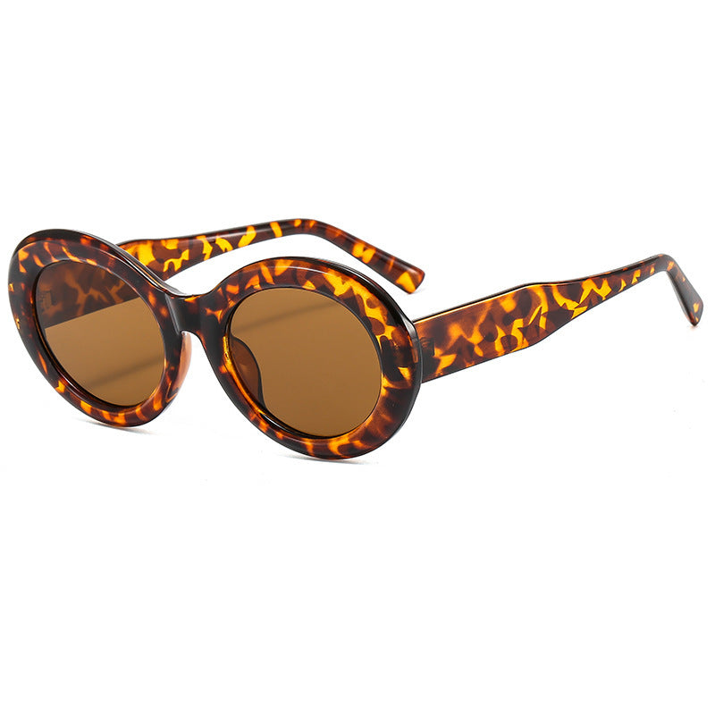Teen Oval Frame Sunglasses – Bold Retro Style