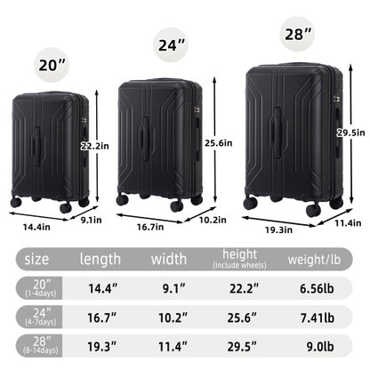 Seafarer 3-Piece Spinner Luggage Set