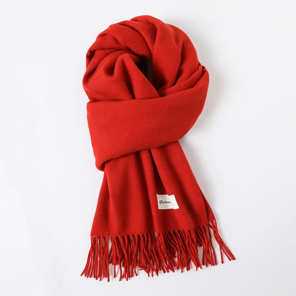 Soft Cashmere-Blend Scarf – Elegant Travel Essential - The Dock Drop