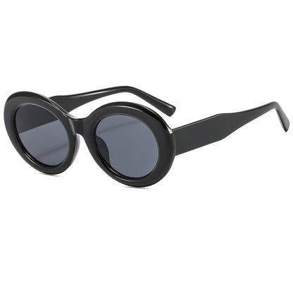 Teen Oval Frame Sunglasses – Bold Retro Style