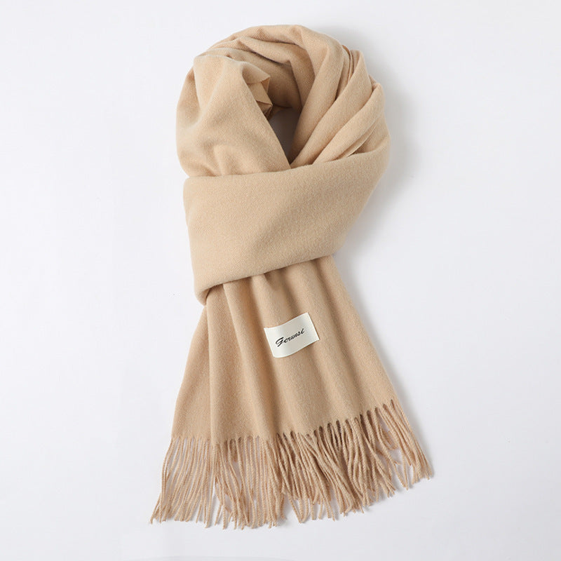 Soft Cashmere-Blend Scarf – Elegant Travel Essential - The Dock Drop