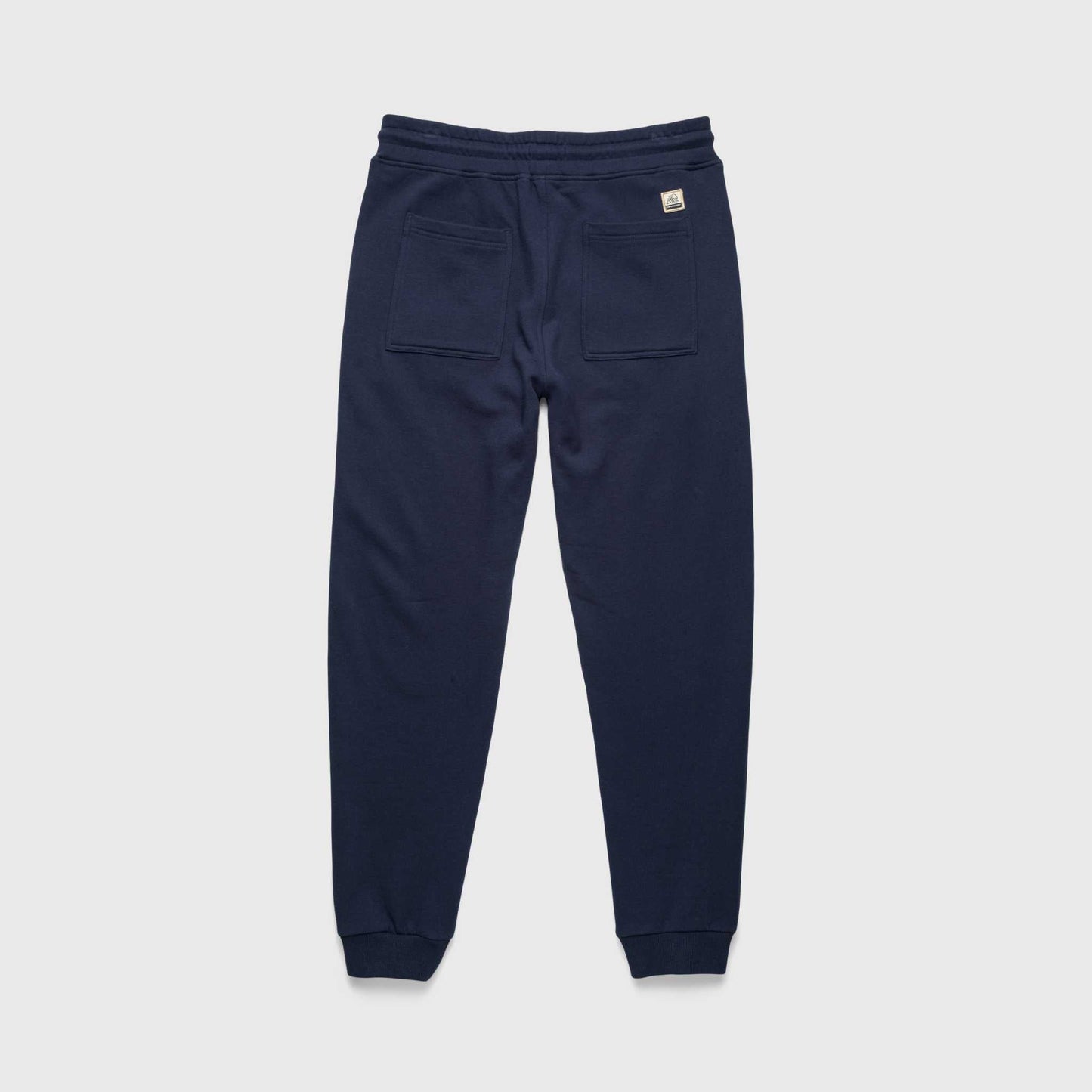 Dune Drawstring Terry Jogger – Navy, Soft French Terry - The Dock Drop