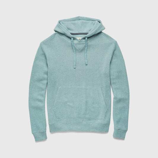 Justin Cashmist Fleece Hoodie – Aqua Heather, Pullover Style - The Dock Drop