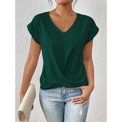 Everyday Ease™ Casual V-Neck Top