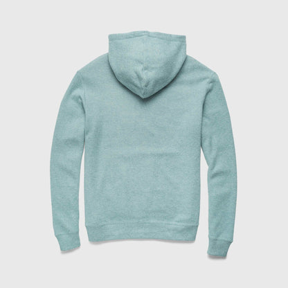 Justin Cashmist Fleece Hoodie – Aqua Heather, Pullover Style - The Dock Drop
