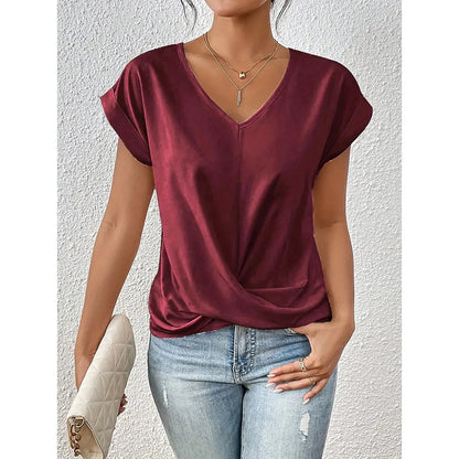 Everyday Ease™ Casual V-Neck Top