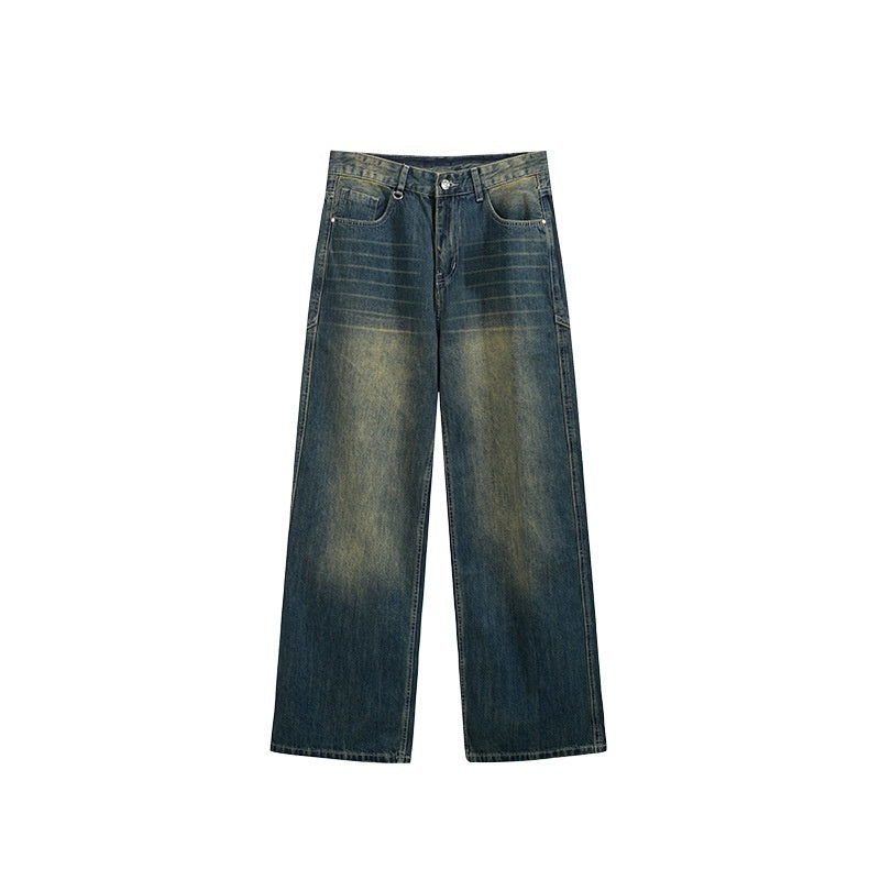 Men’s & Teens Wide-Leg Jeans – Relaxed Fit & Washed Style - The Dock Drop