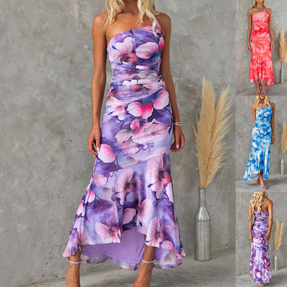 Island Aura™ One-Shoulder Maxi Dress