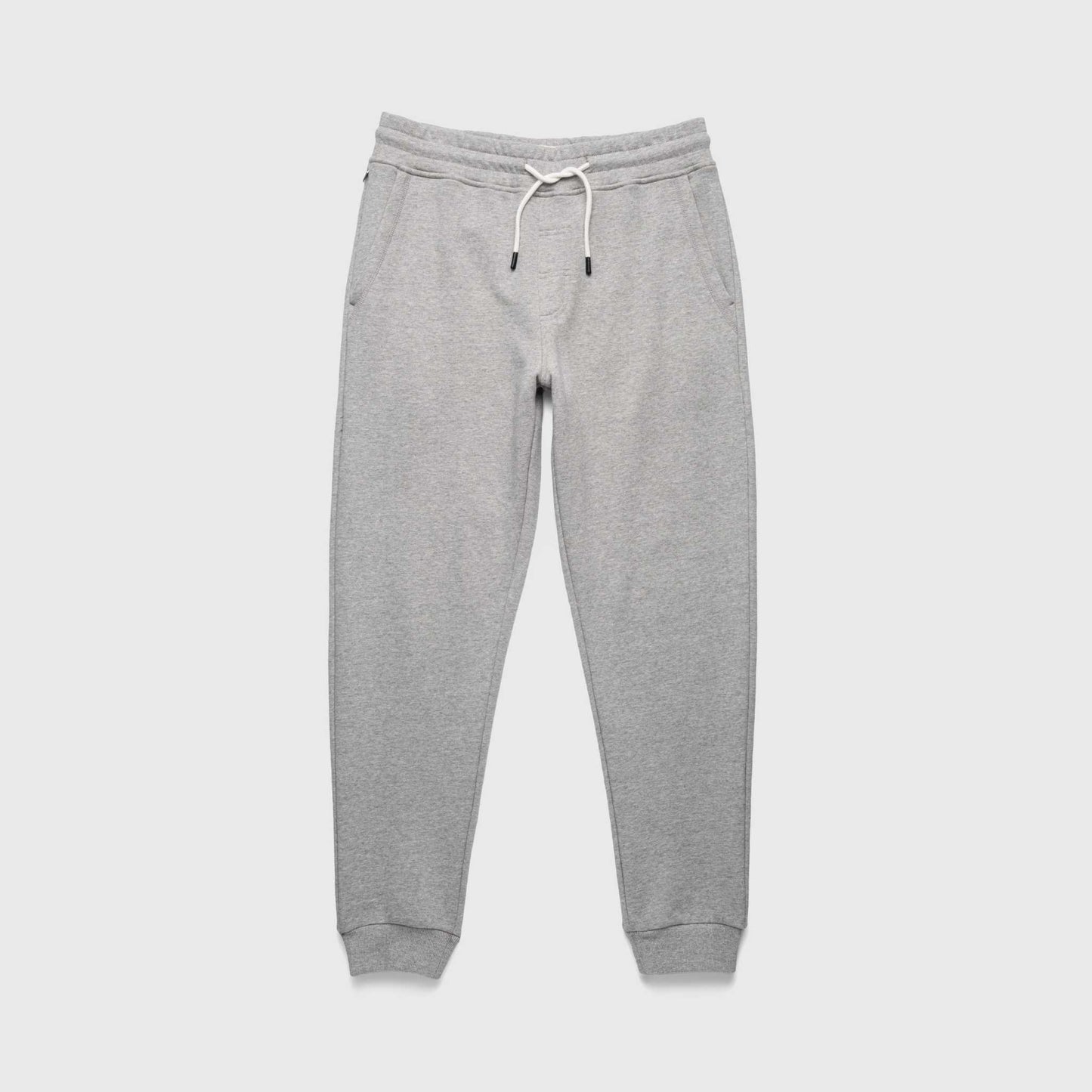 Dune Drawstring Terry Jogger – Heather Grey, Soft French Terry - The Dock Drop