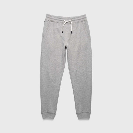 Dune Drawstring Terry Jogger – Heather Grey, Soft French Terry - The Dock Drop
