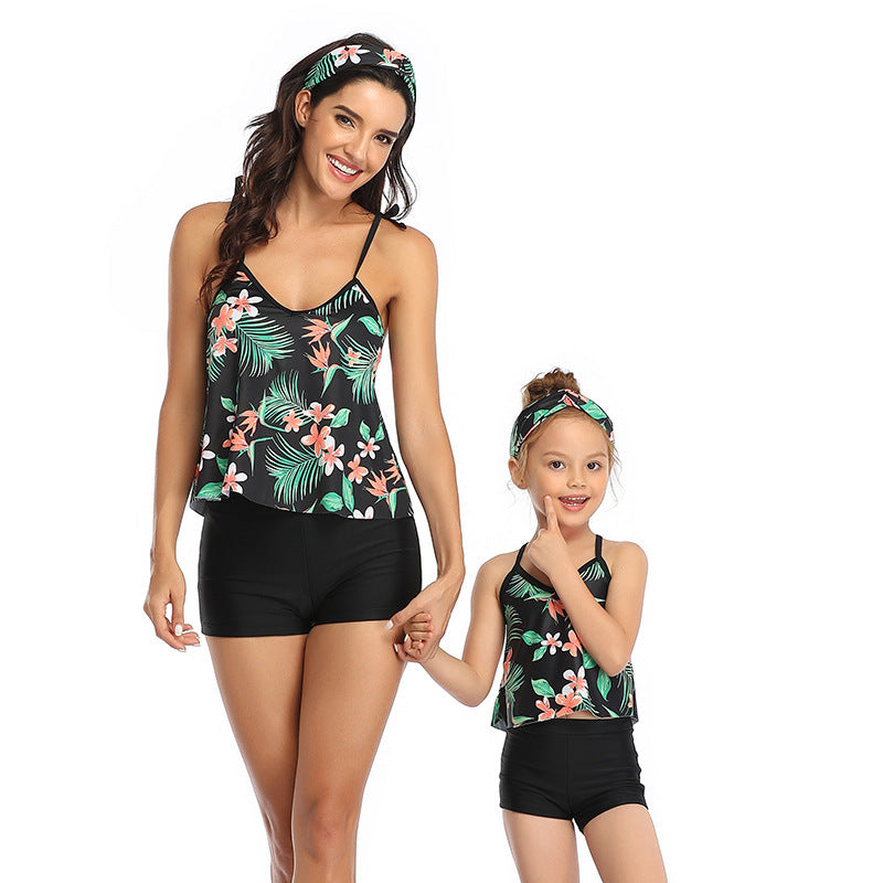 Island Harmony Mother-Daughter Swimsuit Set - The Dock Drop